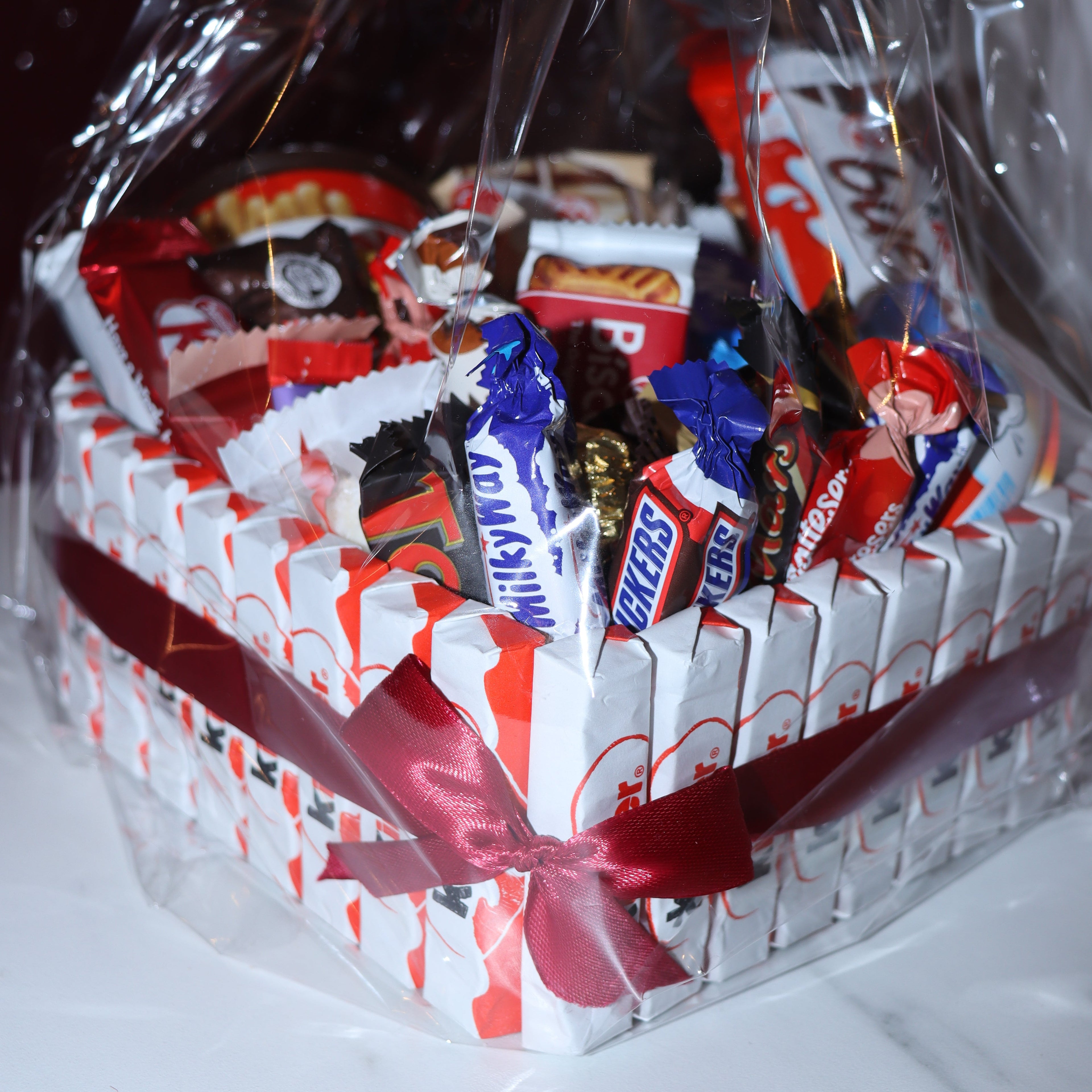 Photo de face de la box cœur