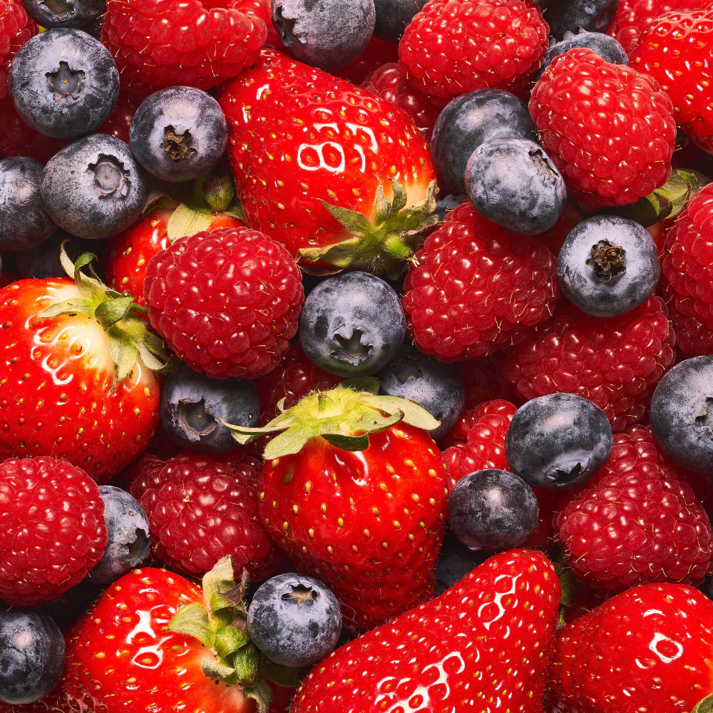 Bûche fruits rouges