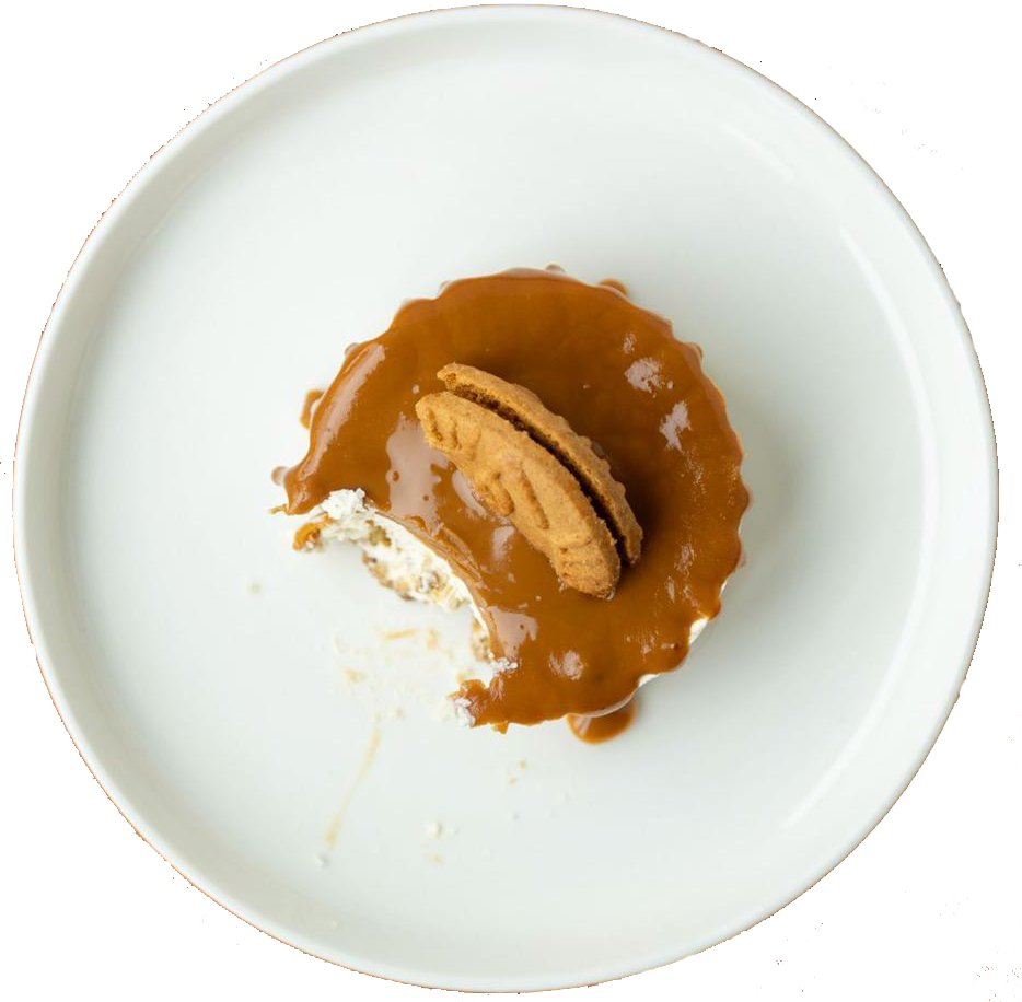 Mini gâteau glacé au spéculos croqué